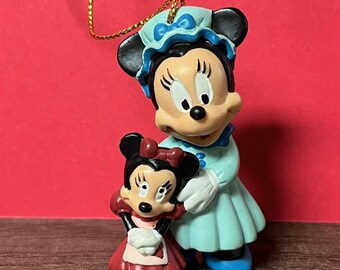 Avon Disney's Mickey's Christmas Carol Ornament Minnie Mouse as Mrs. Cratchit Vintage