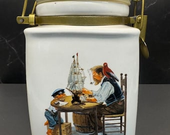 1985 Vintage Norman Rockwell Cannister "For a Good Boy"