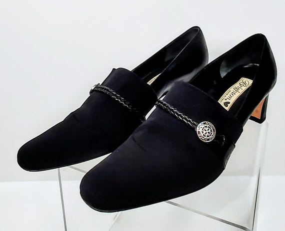 Brighton Quincy Black Heels Size 7.5 M • Made in … - image 1
