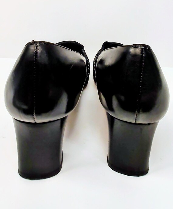 Brighton Quincy Black Heels Size 7.5 M • Made in … - image 5