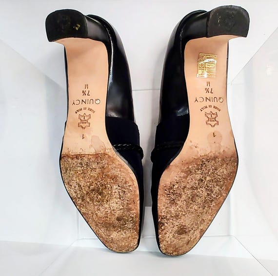 Brighton Quincy Black Heels Size 7.5 M • Made in … - image 4