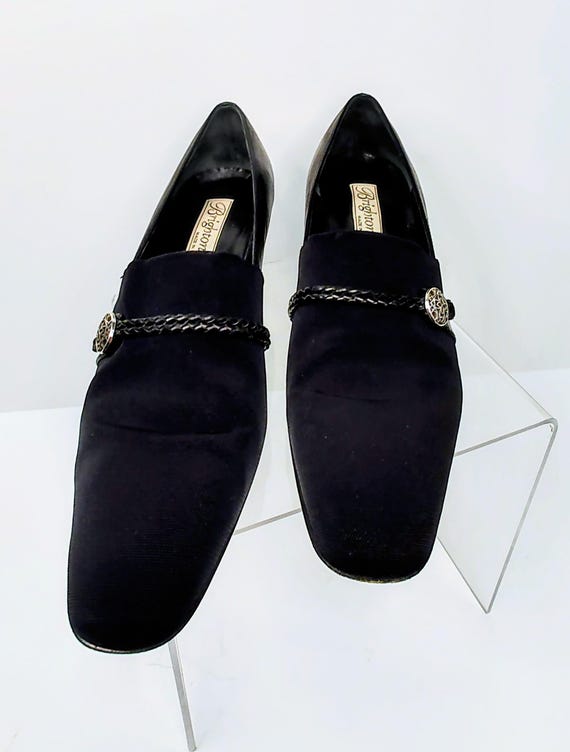 Brighton Quincy Black Heels Size 7.5 M • Made in … - image 3