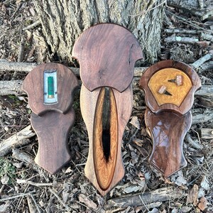 KeepSake Turkey Tail/Beard Mount Plaque Epoxy & Wood - Satin Finish