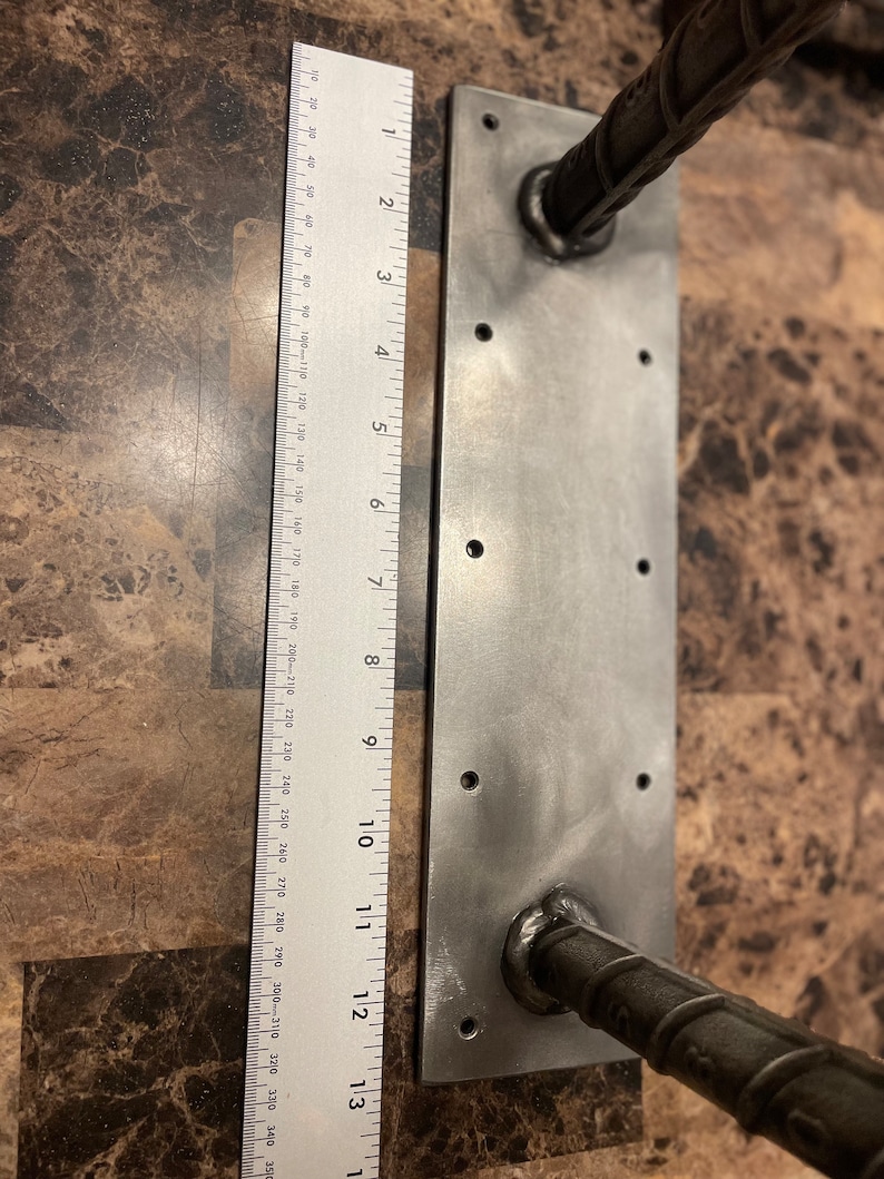 Solid 1 Round Rebar Coffee Table Leg Set of 2 coffee Etsy