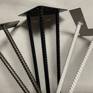 3 Rod Rebar Hair Pin Leg Set of 4-coffee Table Legs, Metal Table Legs ...