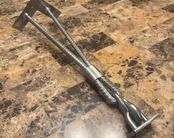 Juego de 4 patas de mesa con gancho de varilla de refuerzo: patas para mesa de centro, patas de mesa de metal, patas de banco, patas de escritorio, patas de mesa de varilla de refuerzo, patas para muebles