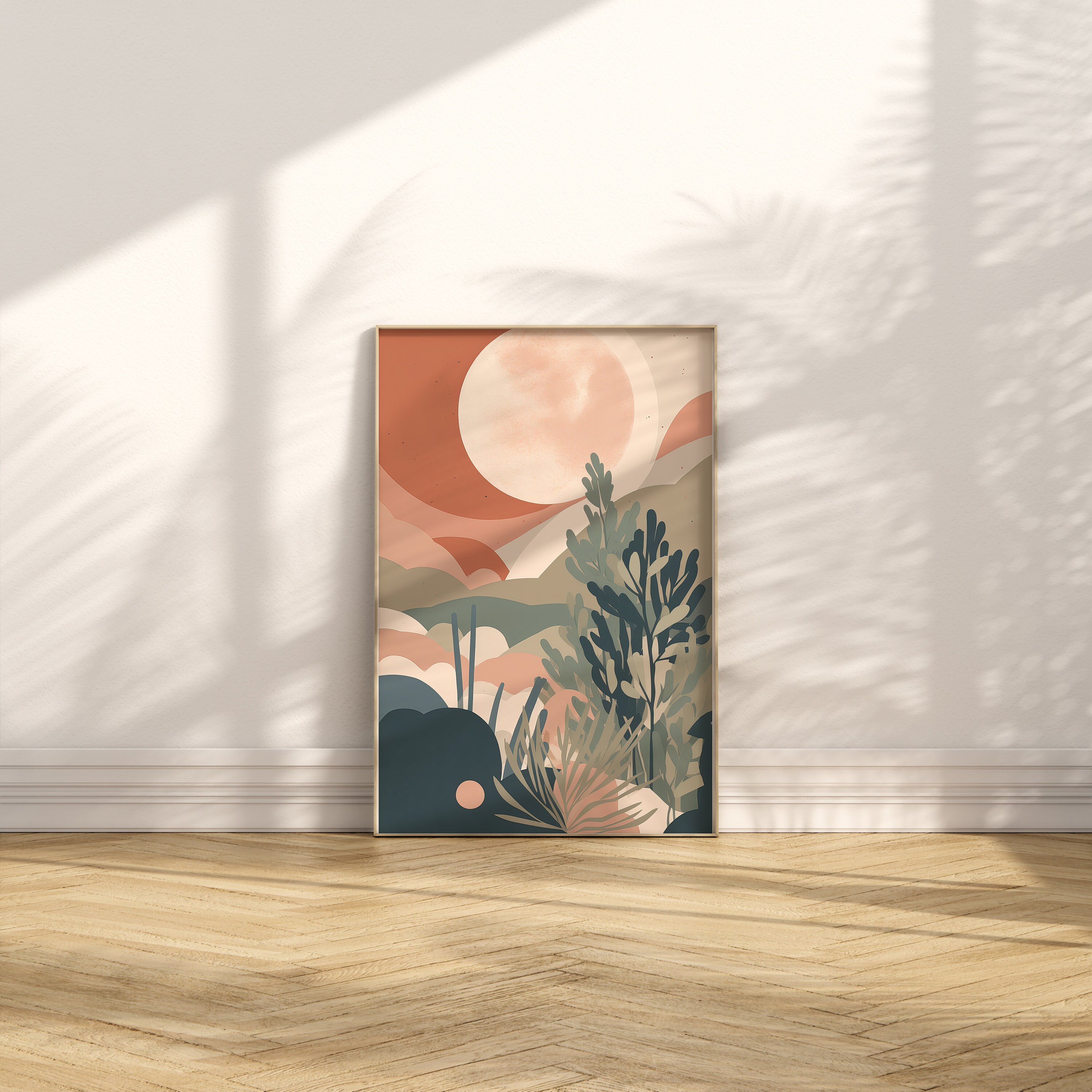 Boho Abstract Art Printable Instant Download Modern Home Decor - Etsy