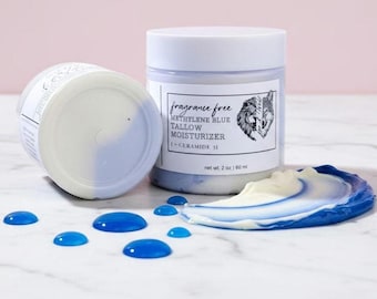 Fragrance-Free Methylene Blue Tallow Face Cream, Ceramide 3