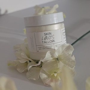 Retinol Tallow with Vitamin A Palmitate Whipped Night Cream Keto Summer Anti Wrinkle Skin Repair Non-irritating Fragrance Free Organic