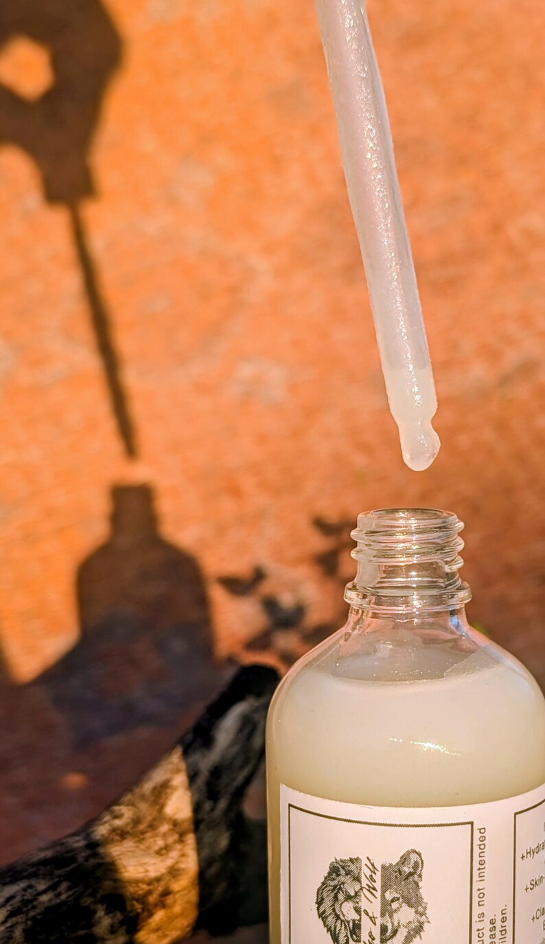 Full Body Tallow Serum, Ceramides, Tea Tree & Rosemary Skin Elixir, Hydrating Skin Tonic image 3