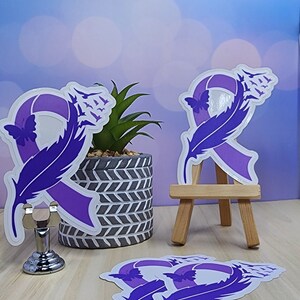 Purple Awareness Ribbon