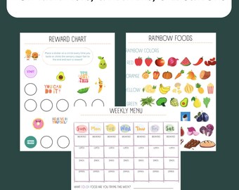 Food Menu & Reward Charts (Digital Download)