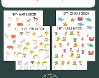 I Spy Activity Pages (Digital Download)