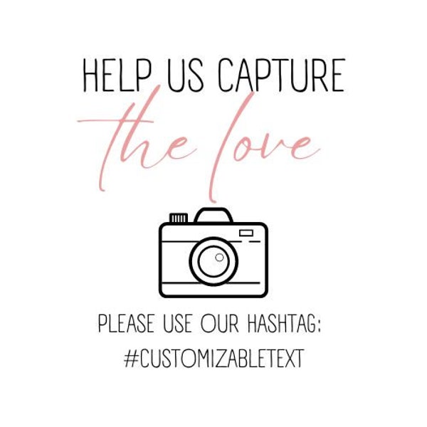 Digital Download- Wedding Hashtag