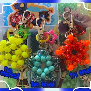 Custom Kandi Star Keychains