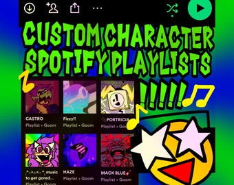 Custom OC/Character/Fandom Spotify Playlists! (read desc!)