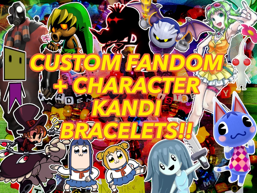 Custom Fandom/character Bracelets - Etsy