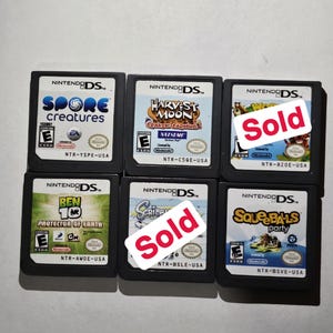 Authentic NIntendo DS games