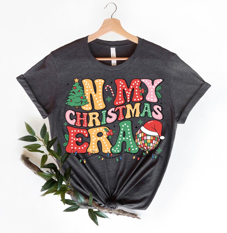 In My Christmas Era Tshirt, Christmas Neon Tshirt, Lights Lover Tee