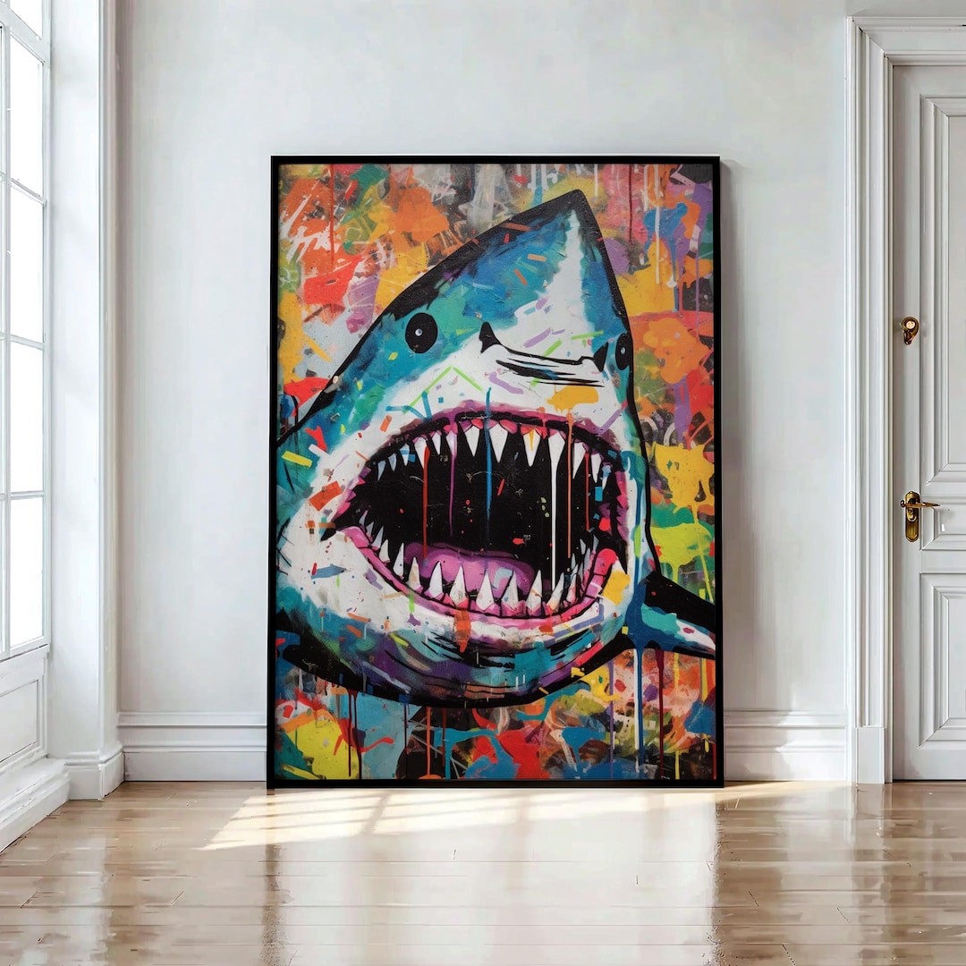 サメのチョークアート絵画27cm30cm il_1080xN.7390074281_ihoq.jpg