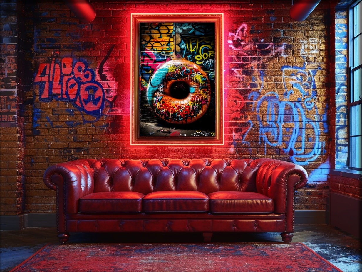 ★TOUT Y EST★ OIOI X NOTIDE DONUT ARTWORK ECO BAGNAVY OI2A1 Art Deco Large Tote – ILoveDooney