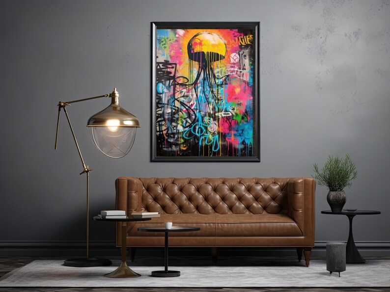 Vextrovia Metallposter Graffiti – Street-Style Wanddekoration Für Drinnen & Draußen!