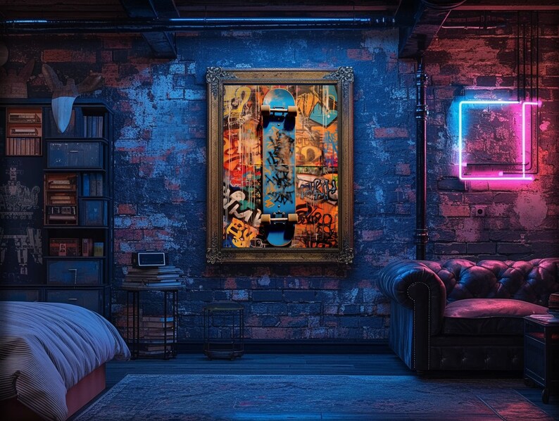 1000 Teile Puzzle NYC Street Art - Graffiti Urban Landschaft Für Erwachsene (70x50 Cm)