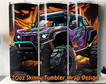 3D Dark Fire Colored SxS Tumbler Wrap Sublimation Design UTV Tumbler Sublimation Design Off Road RZR Digital Design - Instant Download