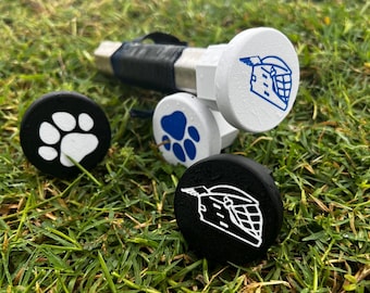 Custom Lacrosse End Caps – Choose Design, Color & Shaft Size | 3D Printed Lax Accessories