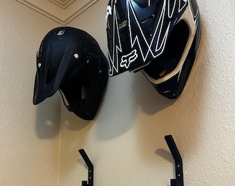 Motorcycle Helmet Hanger and Hook (Set of 2)