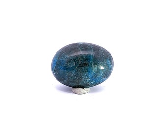 Galet en Apatite bleue 40 grammes Objet décoration en pierre naturelle