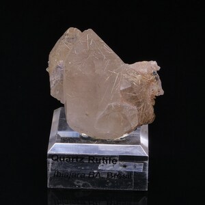 Rutile Quartz Novo Horizonte Brazil 60 grams Collectible minerals