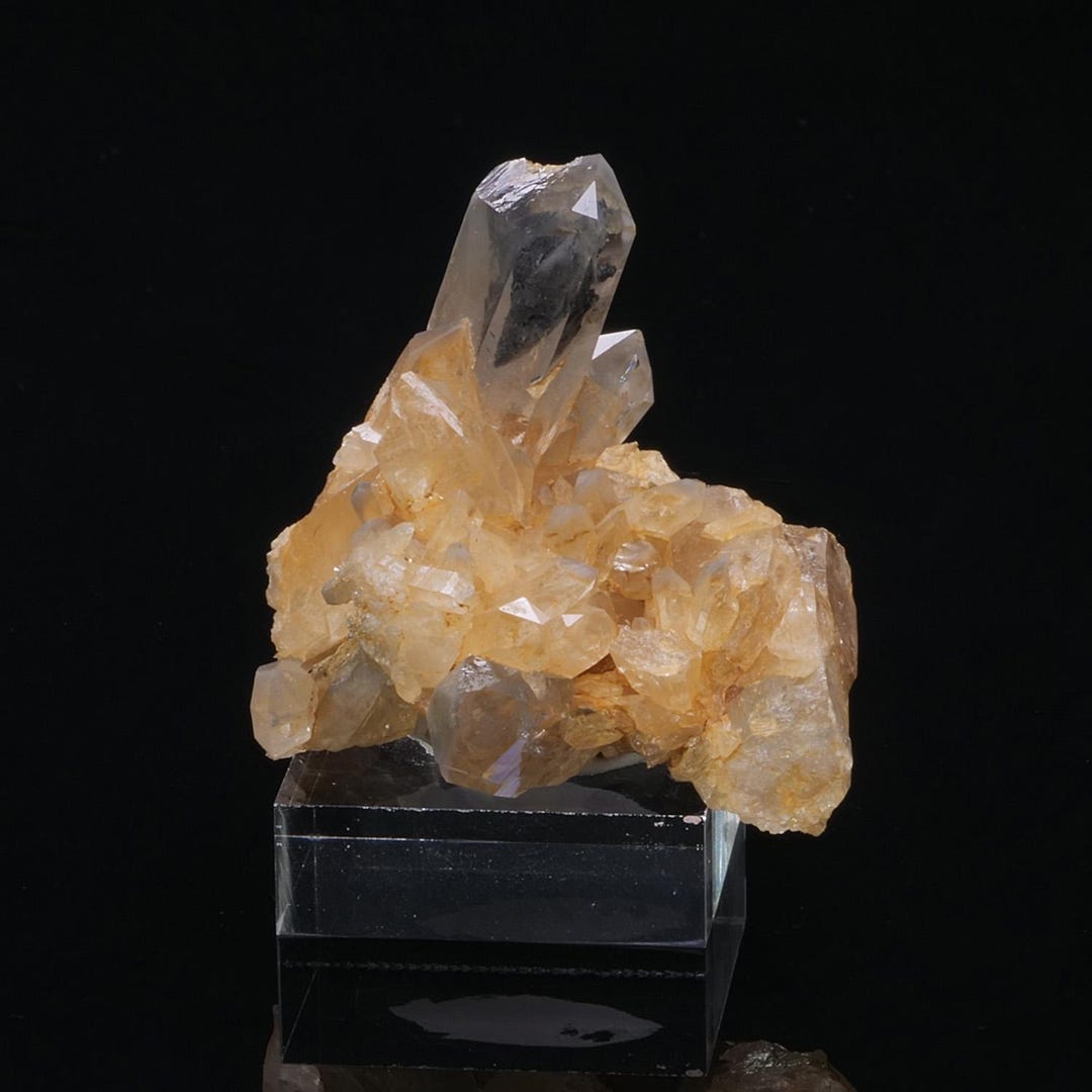 Quartz With Inclusions From Black Head Shale in Switzerland, 45 Grams ...