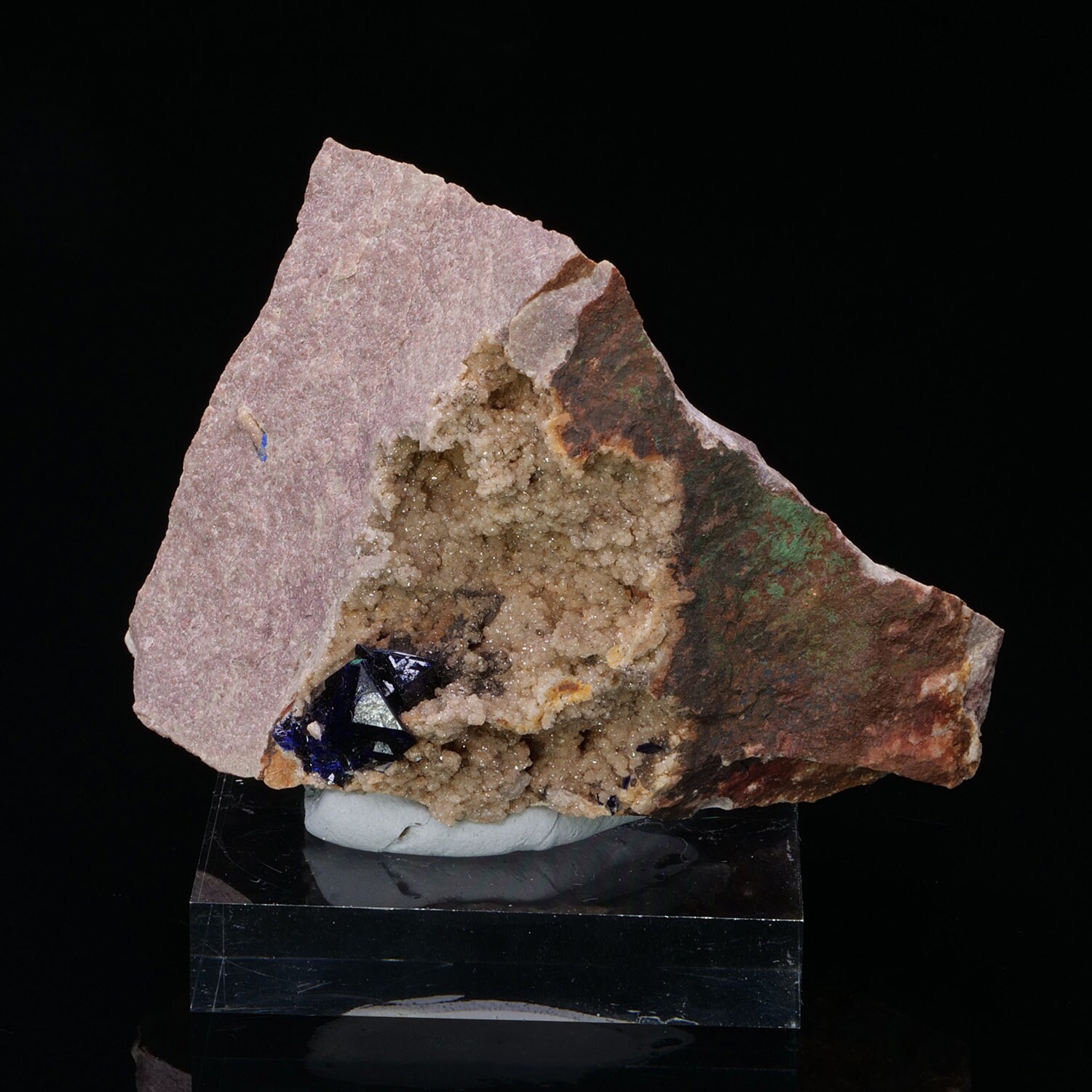 Azurite from Kerrouchen Morocco 165 grams Collectible minerals