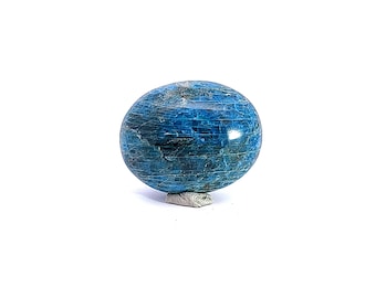 Galet en Apatite bleue 45 grammes Objet décoration en pierre naturelle