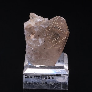 Rutile Quartz Novo Horizonte Brazil 60 grams Collectible minerals