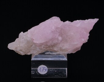 Quartz rose sur Quartz Ilha Claim Brésil 70 grammes  Minéraux de collection