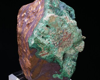 Cuprite and Malachite Mashamba West Mine DR Congo 2080 Grams