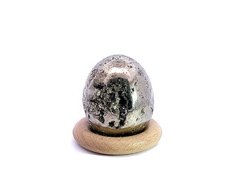 Oeuf en Pyrite 100 grammes Objet décoration en pierre naturelle