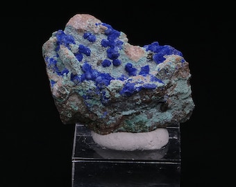 Azurite et Malachite Lavrion Grèce 30 grammes  Minéraux de collection