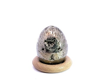 Oeuf en Pyrite 100 grammes Objet décoration en pierre naturelle