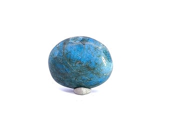 Galet en Apatite bleue 30 grammes Objet décoration en pierre naturelle