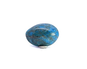 Galet en Apatite bleue 25 grammes Objet décoration en pierre naturelle