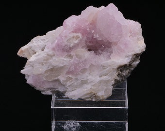 Quartz rose sur Quartz Ilha Claim Brésil 120 grammes  Minéraux de collection