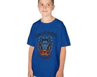 Lion of Judah Kids T-Shirt: Christian Youth Graphic Tee