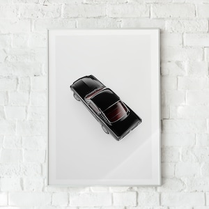 1965 Ford Mustang Fastback Ultra High Resolution Print Ready Digital Image