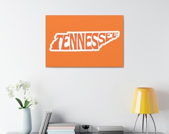 Tennessee Orange Leinwand aufgespannt, 1,5 ''