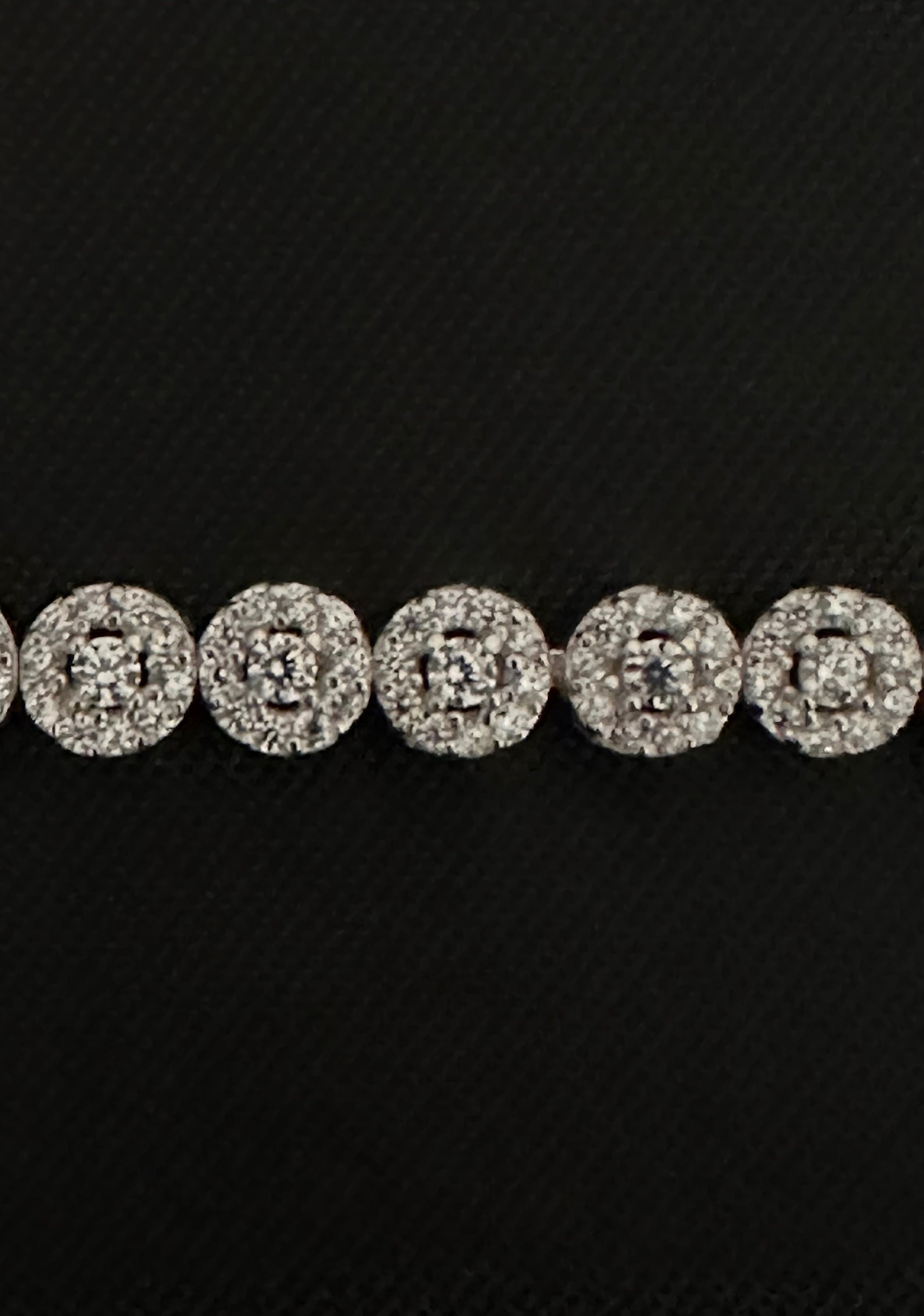 Italian Sterling Silver CZ Bracelet - Etsy