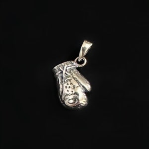 Sterling Silver Boxing Glove Pendent
