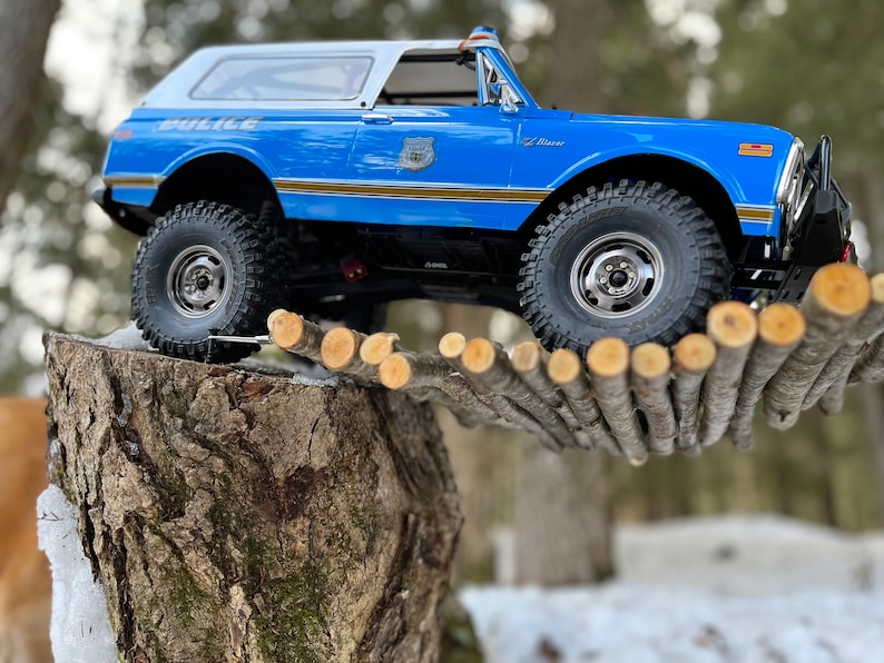 1/10 Scale RC Truck Scale Steel Cable Wooden Bridge Etsy